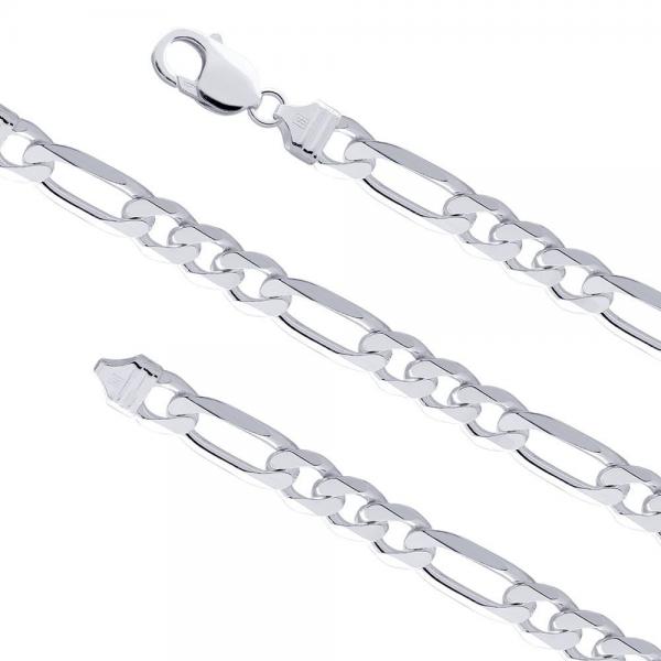 Lant argint 925 figaro 51 cm lungime si 3.8 mm grosime [1]